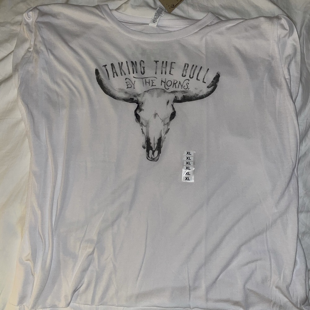 Graphic White Tee